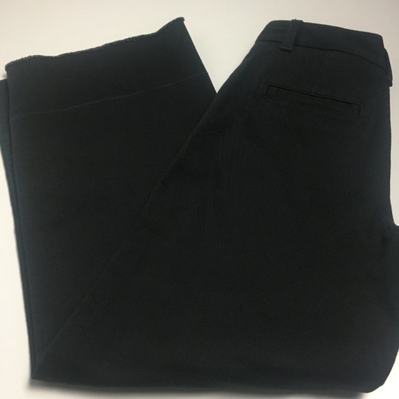 Gap Wide Leg High Rise Black Cropped Jeans Size 00 - Picture 4 of 6